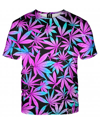 T-Shirt Neon Leaves