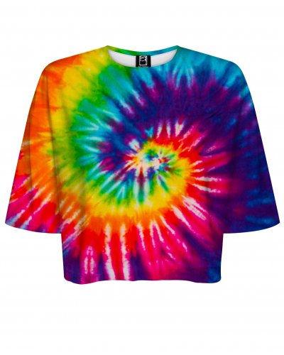 T-shirt Crop Tie Die