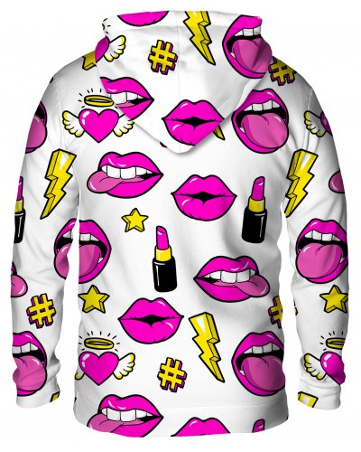 Hoodie zip Fashion Lips