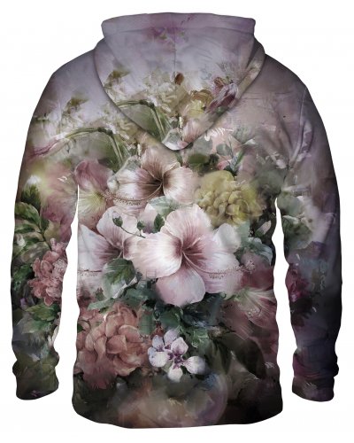 Hoodie zip Flowers Watercolor