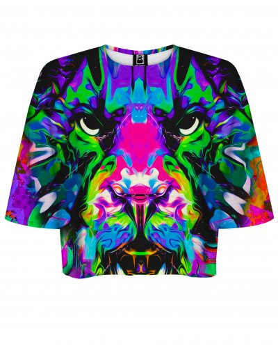 T-shirt Crop Tiger