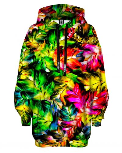 Hoodies Oversize Jungle Leaves