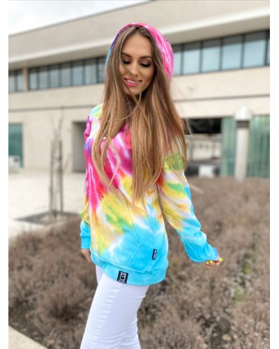 Bluza rozpinana Tie Die Colorful