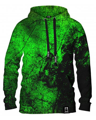 Hoodie with the hood Green Wall