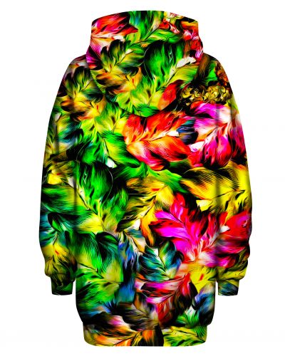 Hoodies Oversize Jungle Leaves