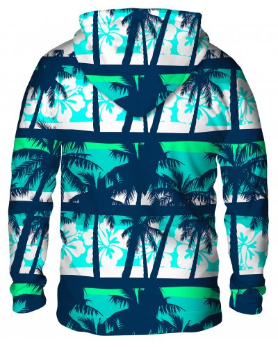 Hoodie zip Blue Beach