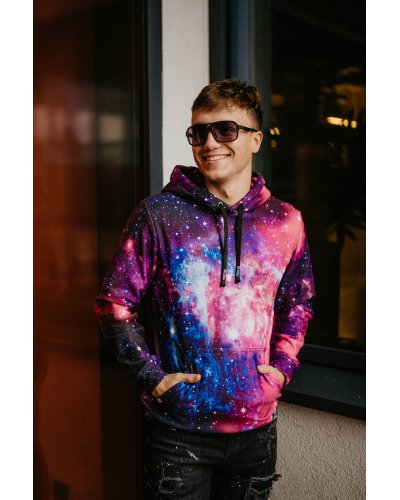 Hoodie zip Galaxy