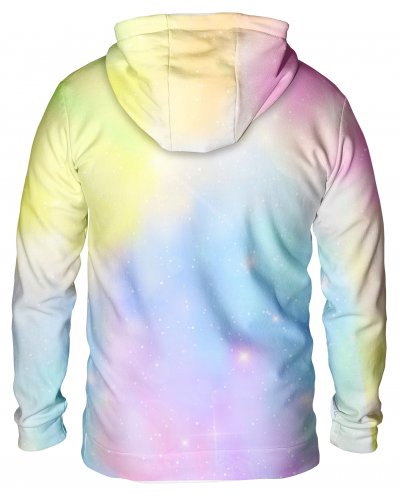 Hoodie zip Abstract Pastels