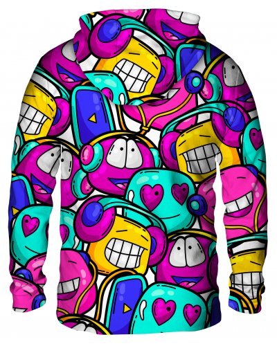 Hoodie zip Cartoon Funny