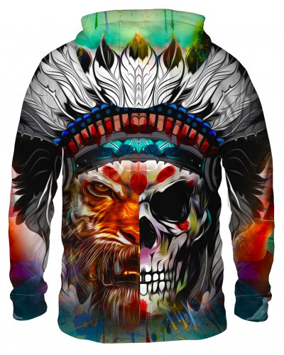 Hoodie zip Indian Tiger