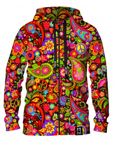 Hoodie zip Hippie