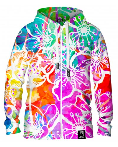 Hoodie zip Colorful Pixels