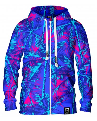 Bluza rozpinana Neon Palms Blue