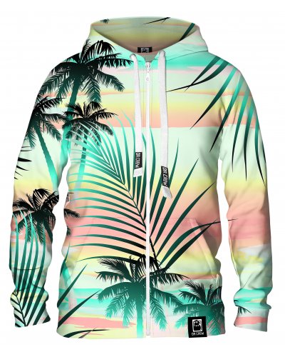 Hoodie zip Tropical Beach