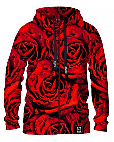 Hoodie zip Red Roses