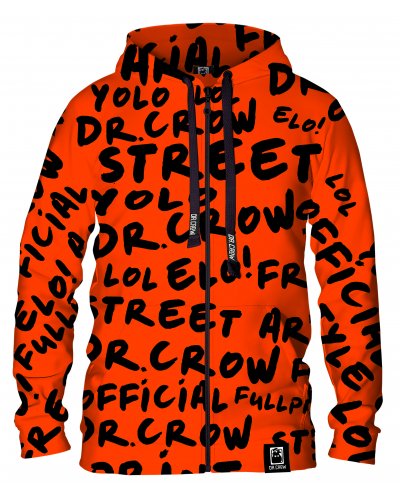 Bluza z kapturem Dr.Crow Orange
