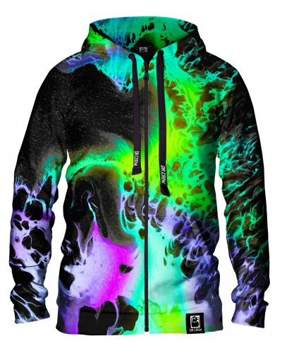 Hoodie zip Marble Liquid