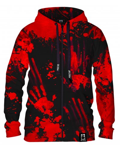 Hoodie zip Zombie Black