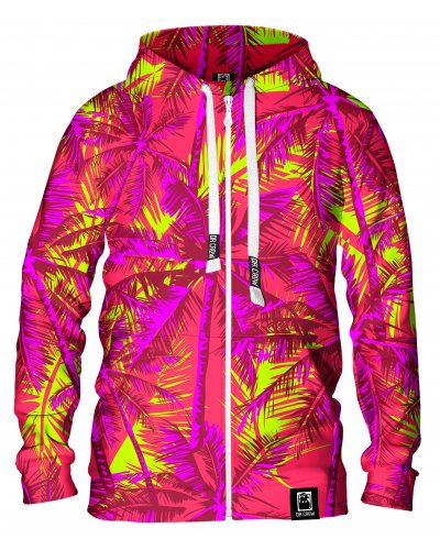 Bluza rozpinana Neon Palms Pink