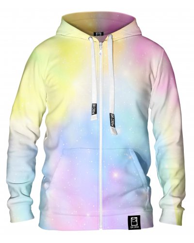 Hoodie zip Abstract Pastels