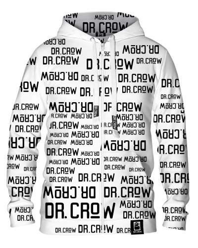 Bluza rozpinana Dr.Crow Text White