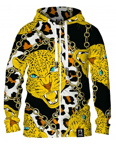 Hoodie zip Leopard Spots