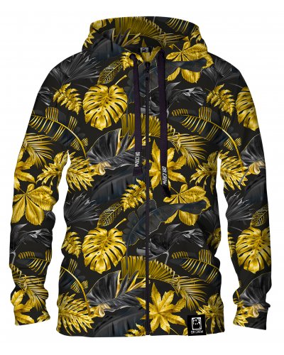 Hoodie zip Gold Leaves