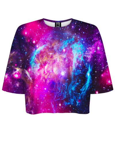 T-shirt Crop Galaxy