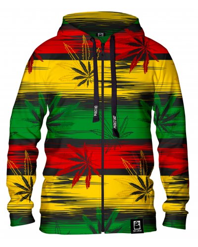 Hoodie zip Ganja