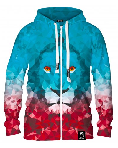 Hoodie zip Lion Triangle