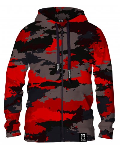 Hoodie zip Moro Red