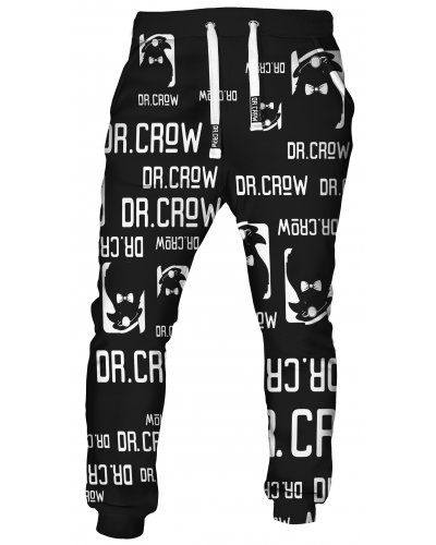 Trousers Dr.Crow Logo Black