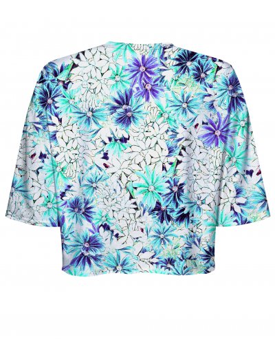 T-shirt Crop Bright Floral